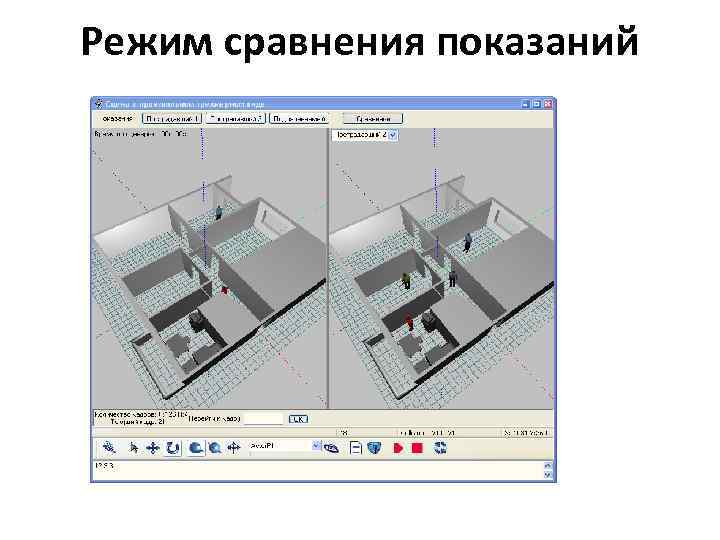 Режим сравнения показаний 