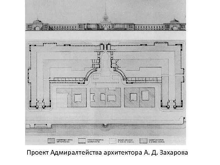 Проект Адмиралтейства архитектора А. Д. Захарова 