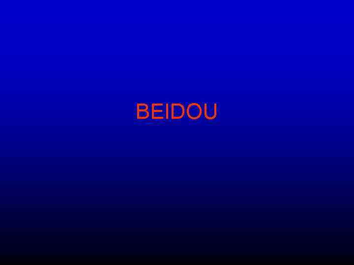 BEIDOU 