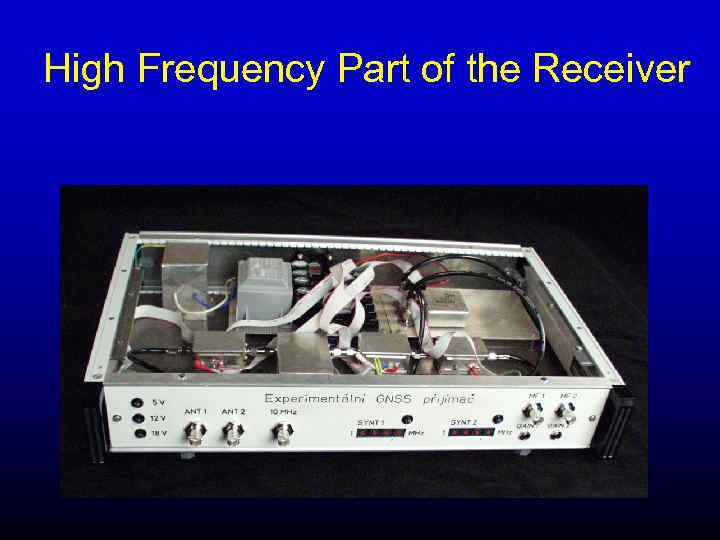 High Frequency Part of the Receiver 