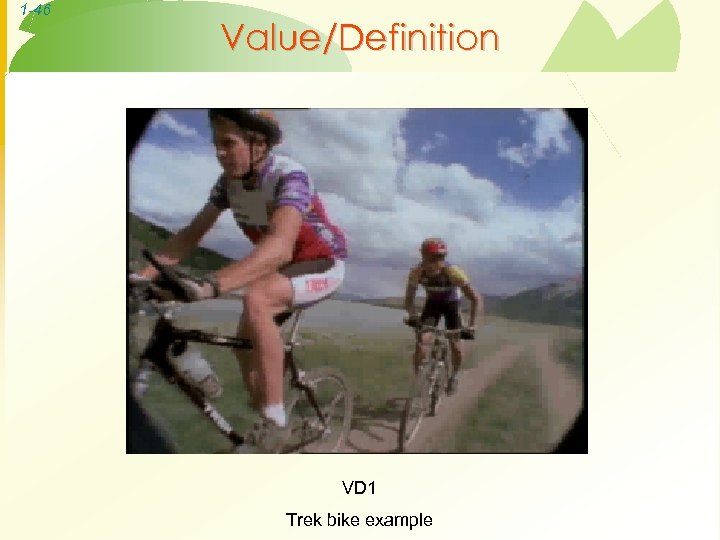 1 -46 Value/Definition VD 1 Trek bike example 