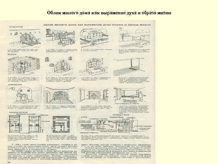 Облик жилого дома как выражение духа и образа жизни 