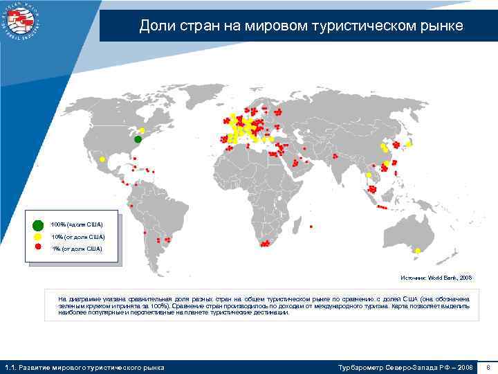 Карта туристического рынка