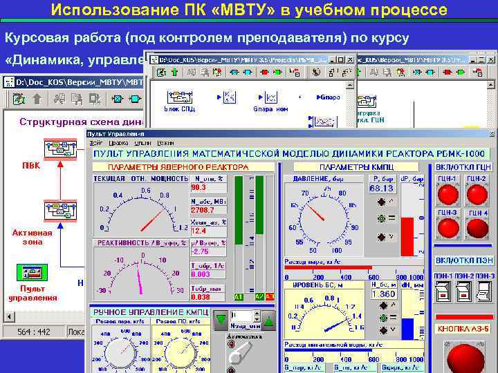 Использование ПК «МВТУ» в учебном процессе Курсовая работа (под контролем преподавателя) по курсу «Динамика,