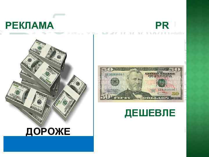 РЕКЛАМА PR ДОРОЖЕ ДЕШЕВЛЕ ДОРОЖЕ 
