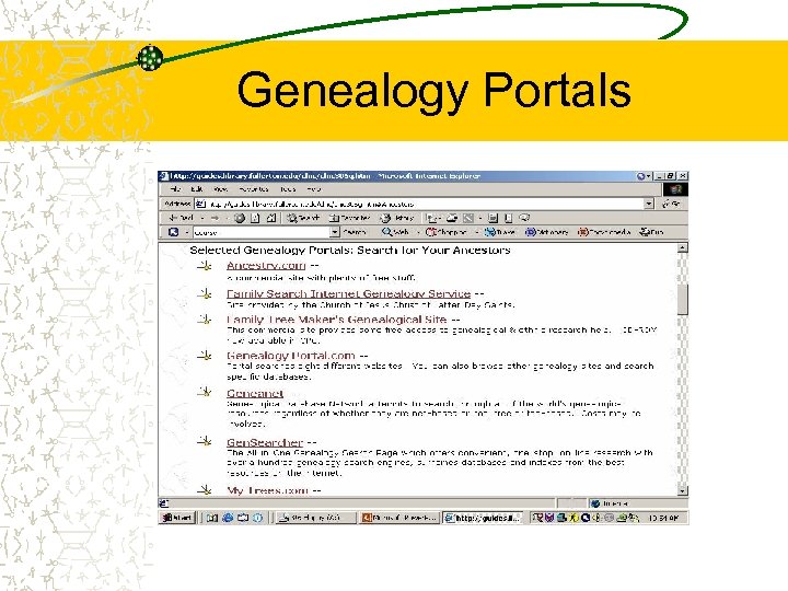 Genealogy Portals 