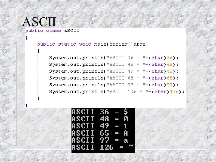 ASCII 