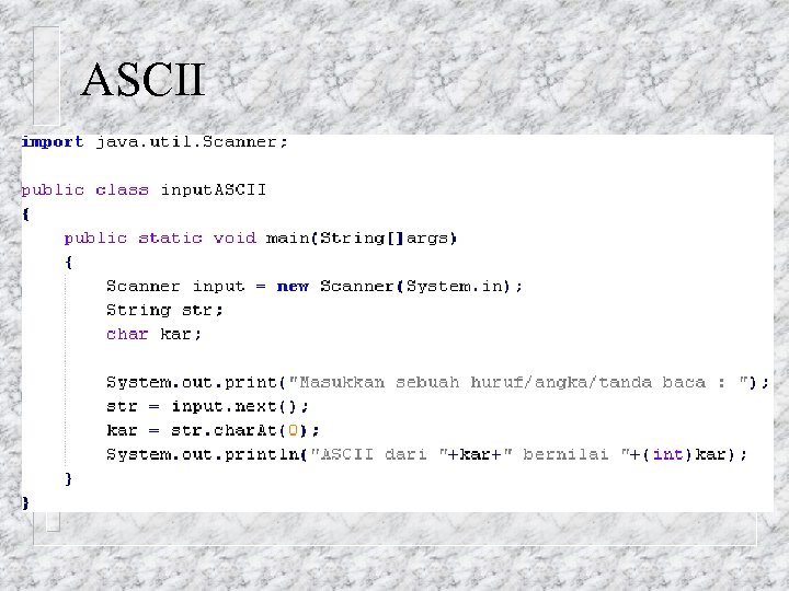 ASCII 