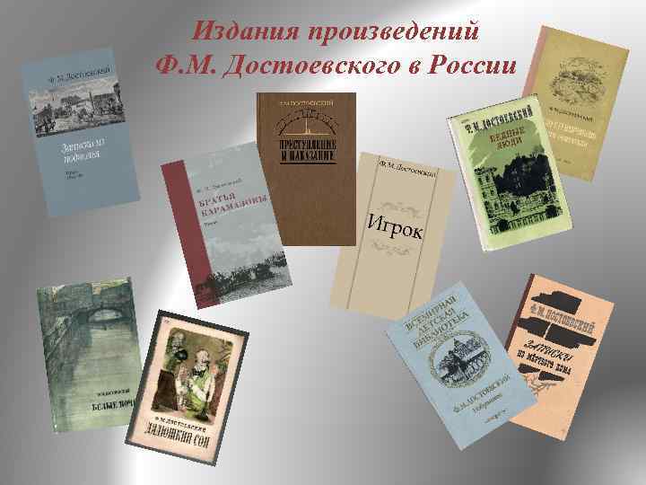 Издания произведений Ф. М. Достоевского в России 