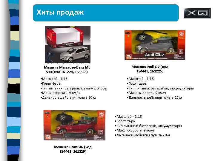 Хиты продаж Машина Mercedes-Benz ML 500 (код 161224, 155523) • Масштаб - 1: 16