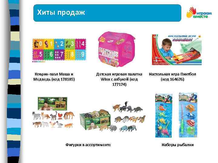 Хиты продаж Коврик-пазл Маша и Медведь (код 178185) Детская игровая палатка Winx с азбукой