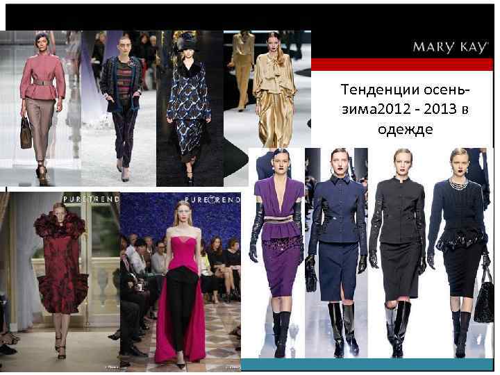Тенденции осеньзима 2012 - 2013 в одежде 
