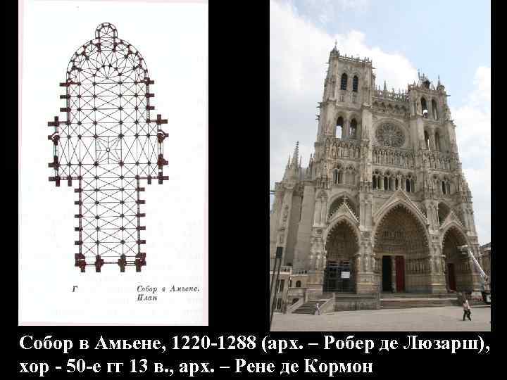 Собор в Амьене, 1220 -1288 (арх. – Робер де Люзарш), хор - 50 -е