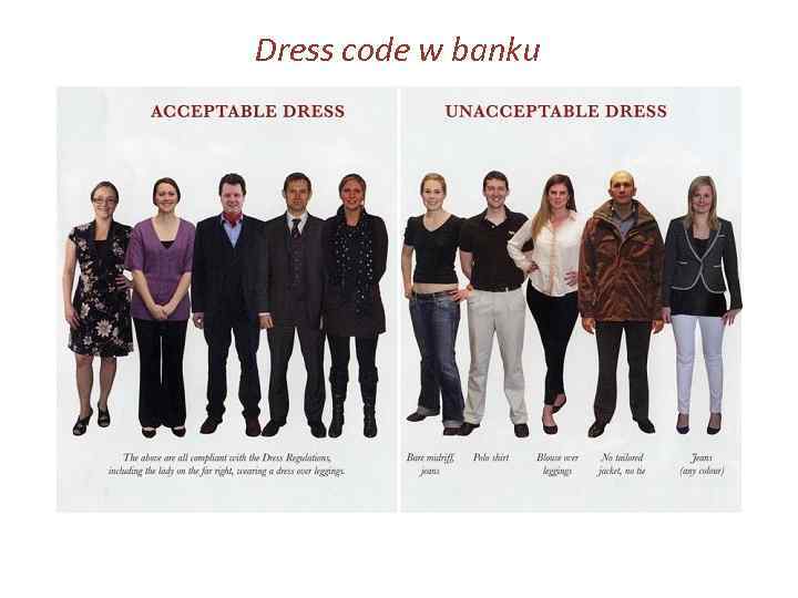 Dress code w banku 