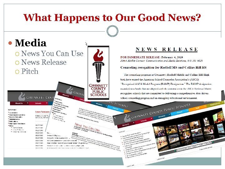 What Happens to Our Good News? Media News You Can Use News Release Pitch