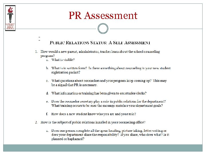 PR Assessment 