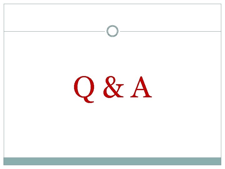 Q&A 