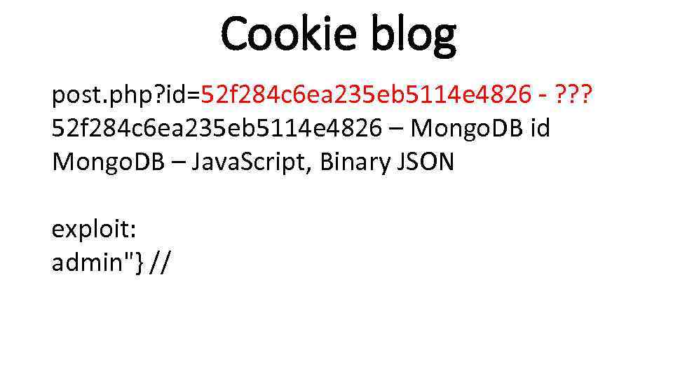 Cookie blog post. php? id=52 f 284 c 6 ea 235 eb 5114 e