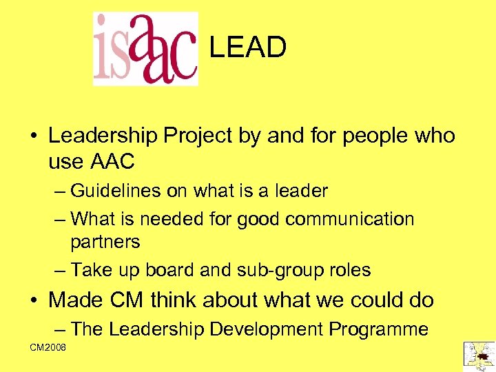 LEAD • Leadership Project by and for people who use AAC – Guidelines on