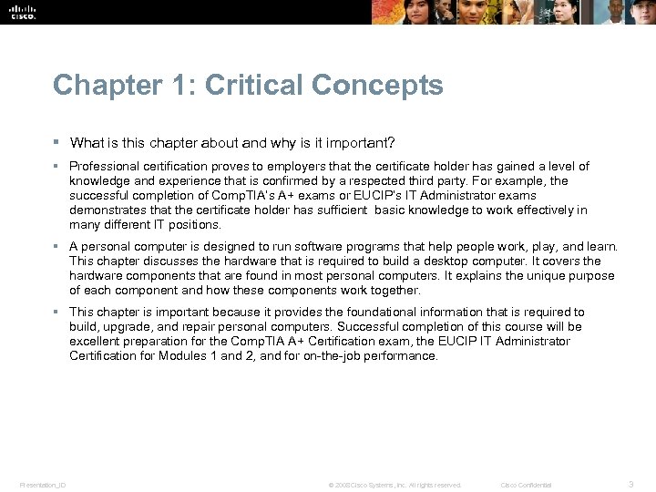 Chapter 1: Critical Concepts § What is this chapter about and why is it