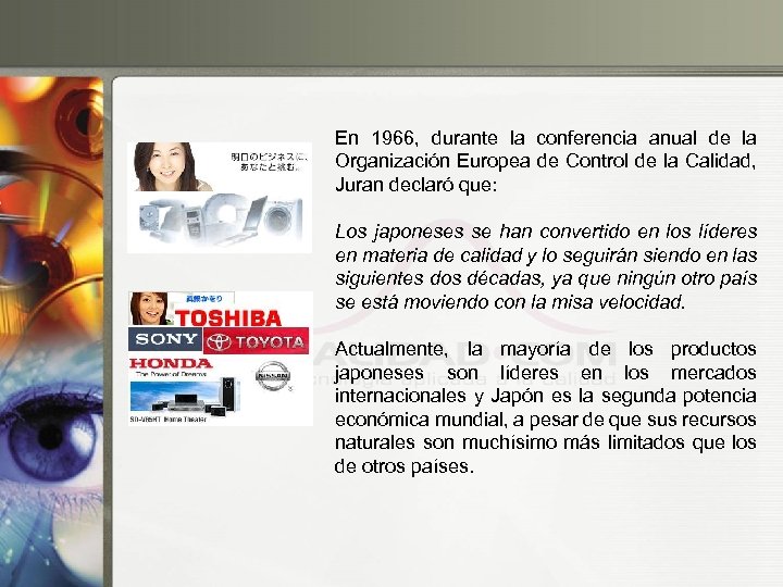 En 1966, durante la conferencia anual de la Organización Europea de Control de la