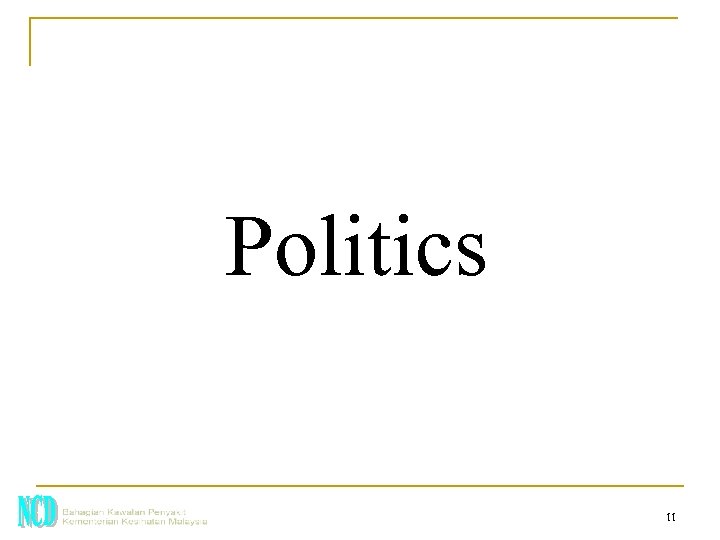 Politics 11 