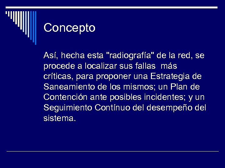 Concepto Así, hecha esta 