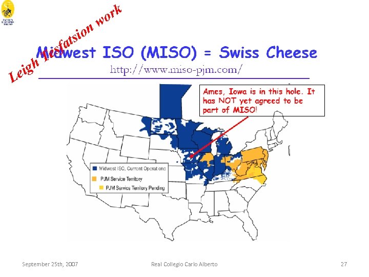 ion ats igh e ork w esf T L September 25 th, 2007 Real