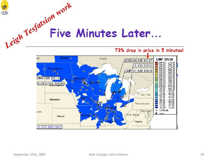 ion ats igh e ork w esf T L September 25 th, 2007 Real