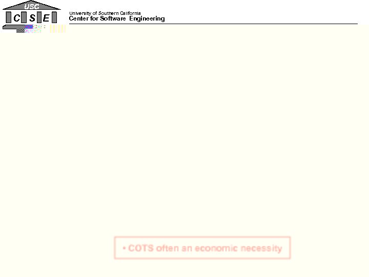 USC C S E University of Southern California Center for Software Engineering 1. Do.