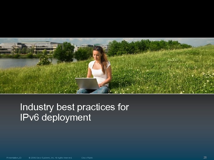 Industry best practices for IPv 6 deployment Presentation_ID © 2006 Cisco Systems, Inc. All