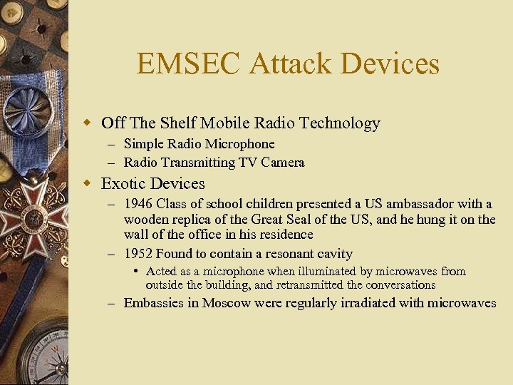 EMSEC Attack Devices w Off The Shelf Mobile Radio Technology – Simple Radio Microphone