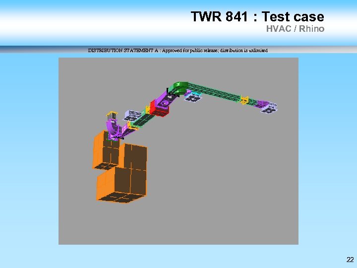 TWR 841 : Test case HVAC / Rhino DISTRIBUTION STATEMENT A : Approved for