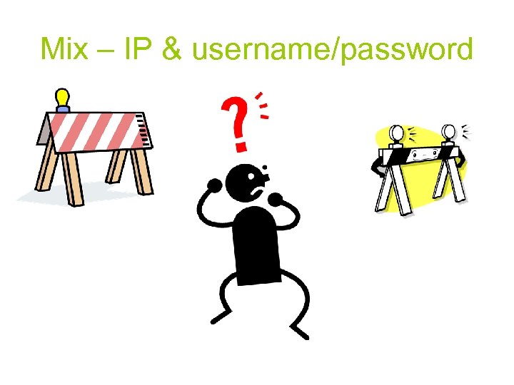 Mix – IP & username/password 