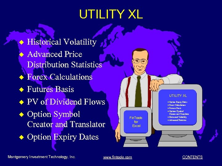 UTILITY XL u u u u Historical Volatility Advanced Price Distribution Statistics Forex Calculations