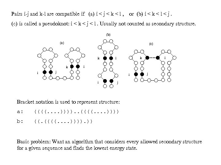 Pairs i-j and k-l are compatible if (a) i < j < k <
