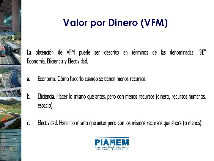 Valor por Dinero (VFM) 