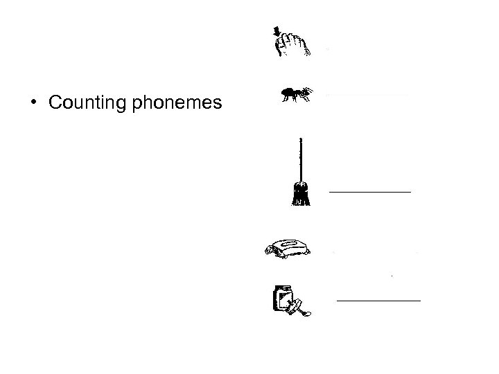  • Counting phonemes 