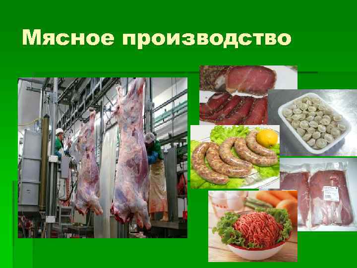 Мясное производство 