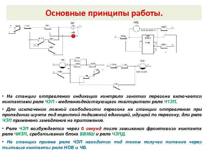 Как осуществляется смена приборов схема смены направления