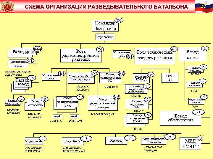 Постройте граф отображающий состав и структура мотопехотного батальона армия фрг образца 1970