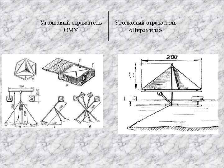 Уголковый отражатель ОМУ Уголковый отражатель «Пирамида» 