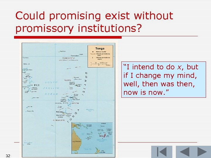 Could promising exist without promissory institutions? “I intend to do x, but if I
