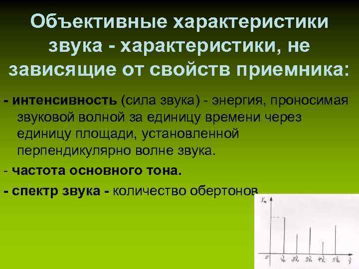 Особенности звука. Объективные физические характеристики звука. Обьективныехарактеристики звука. Объективные характеристики звуковой волны. Физической характеристикой звука является:.