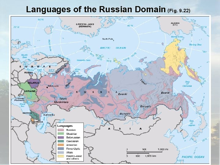 Languages of the Russian Domain (Fig. 9. 22) Globalization & Diversity: Rowntree, Lewis, Price,