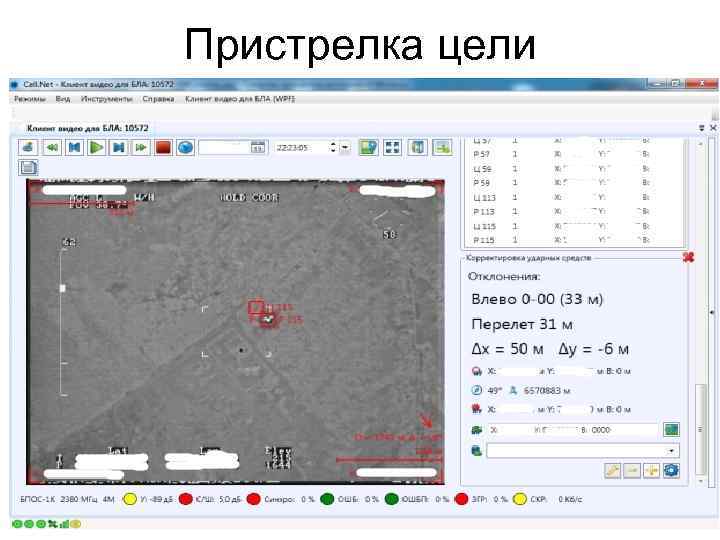 Пристрелка цели 