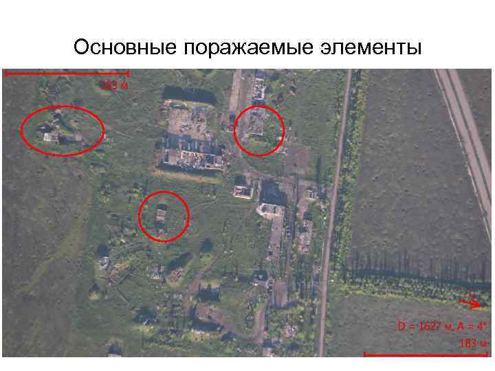 Основные поражаемые элементы 