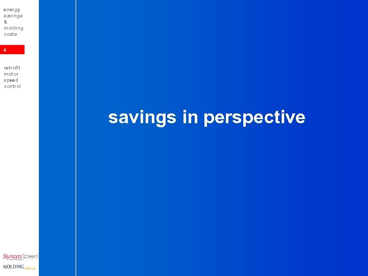 energy savings & molding costs 4 retrofit motor speed control savings in perspective 