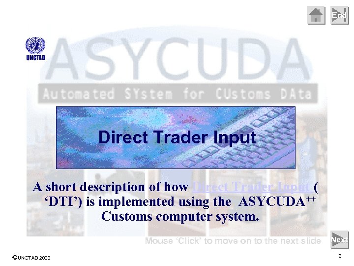 End Direct Trader Input A short description of how Direct Trader Input ( ‘DTI’)