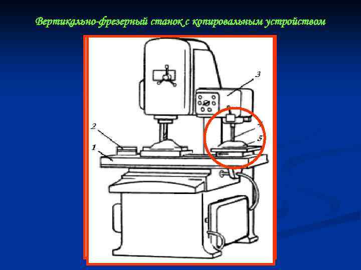 Вертикально-фрезерный станок с копировальным устройством 